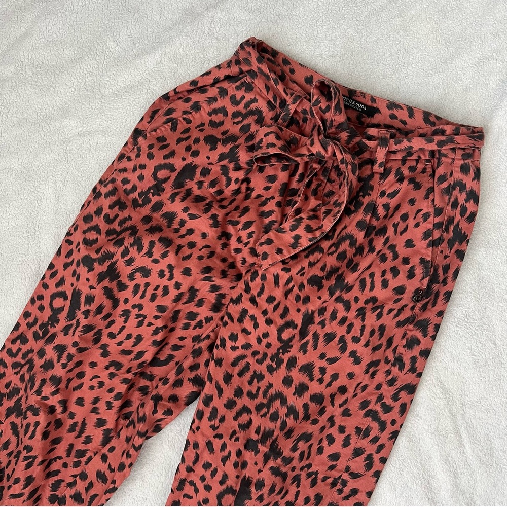 Scotch & Soda - Slim Fit Leopard Pants - 24 - NWT